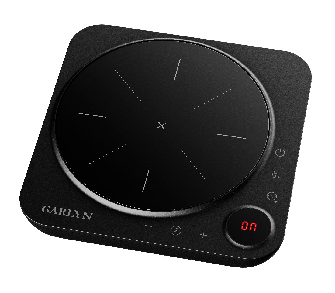Изображение товара Индукционная настольная плита GARLYN H-1000 30 см 1 конфорка черный