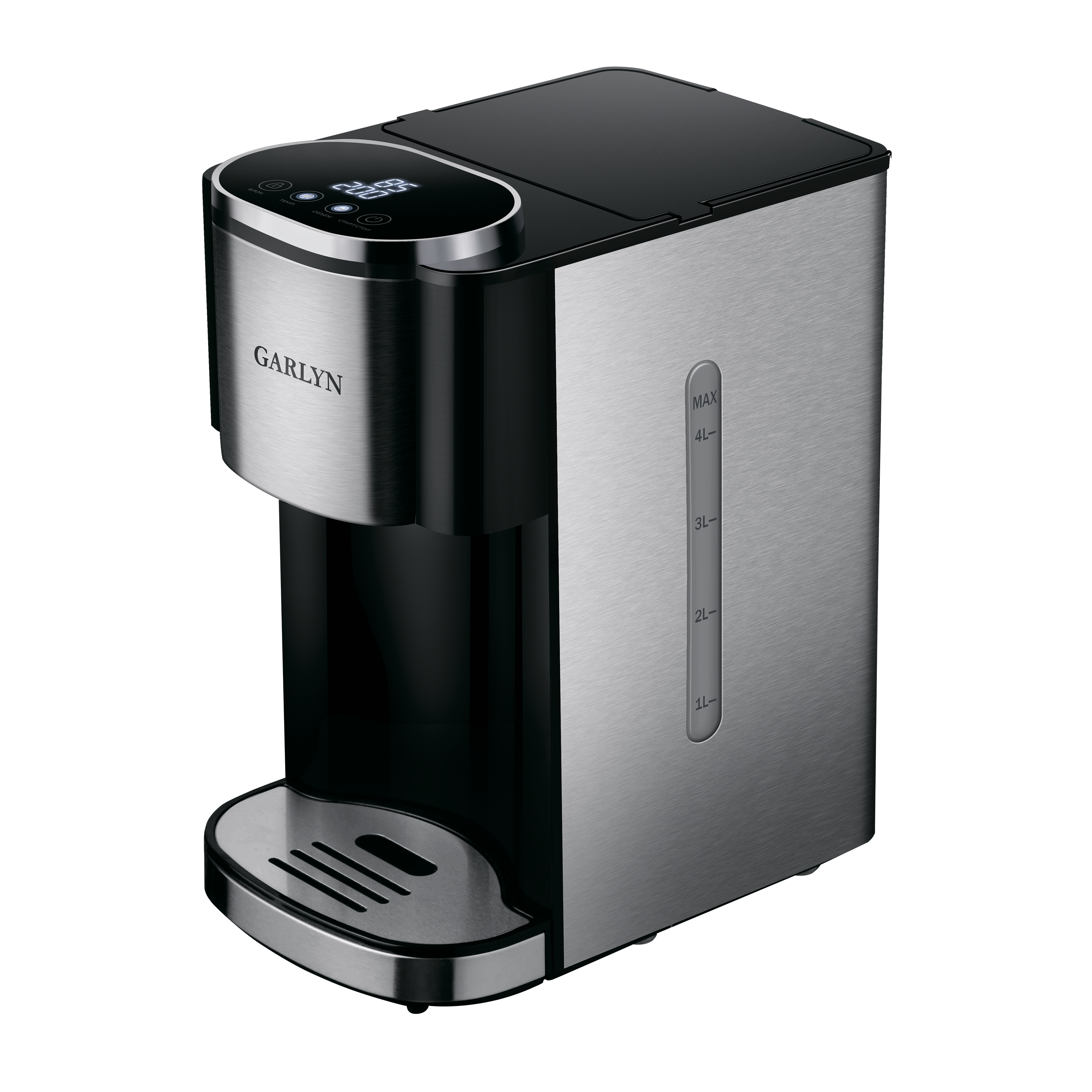 Изображение товара Термопот GARLYN FT-40 4л нержавеющая сталь с системой фильтрации Изображение товара Термопот GARLYN FT-40 4л нержавеющая сталь с системой фильтрации
