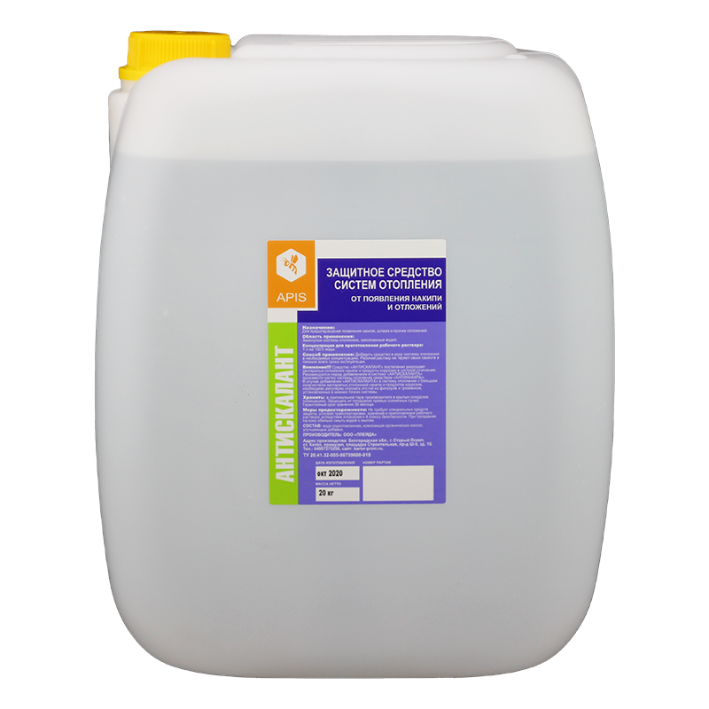 Изображение товара Ингибитор солеотложений Apis Антискалант для систем отоплений 20 кг