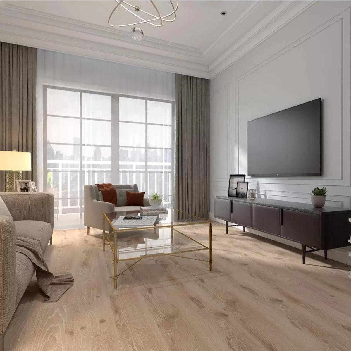 Изображение товара Ламинат Cuberta Family Дуб Бартон 8 мм 33 класс влагостойкий комплект