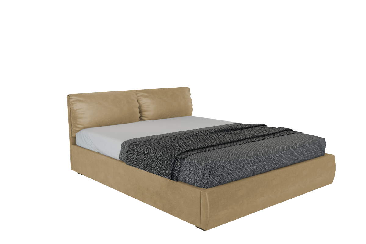 Изображение товара Кровать Costa Сиеста 120x190 см с подъемным механизмом и ящиком, бежевый