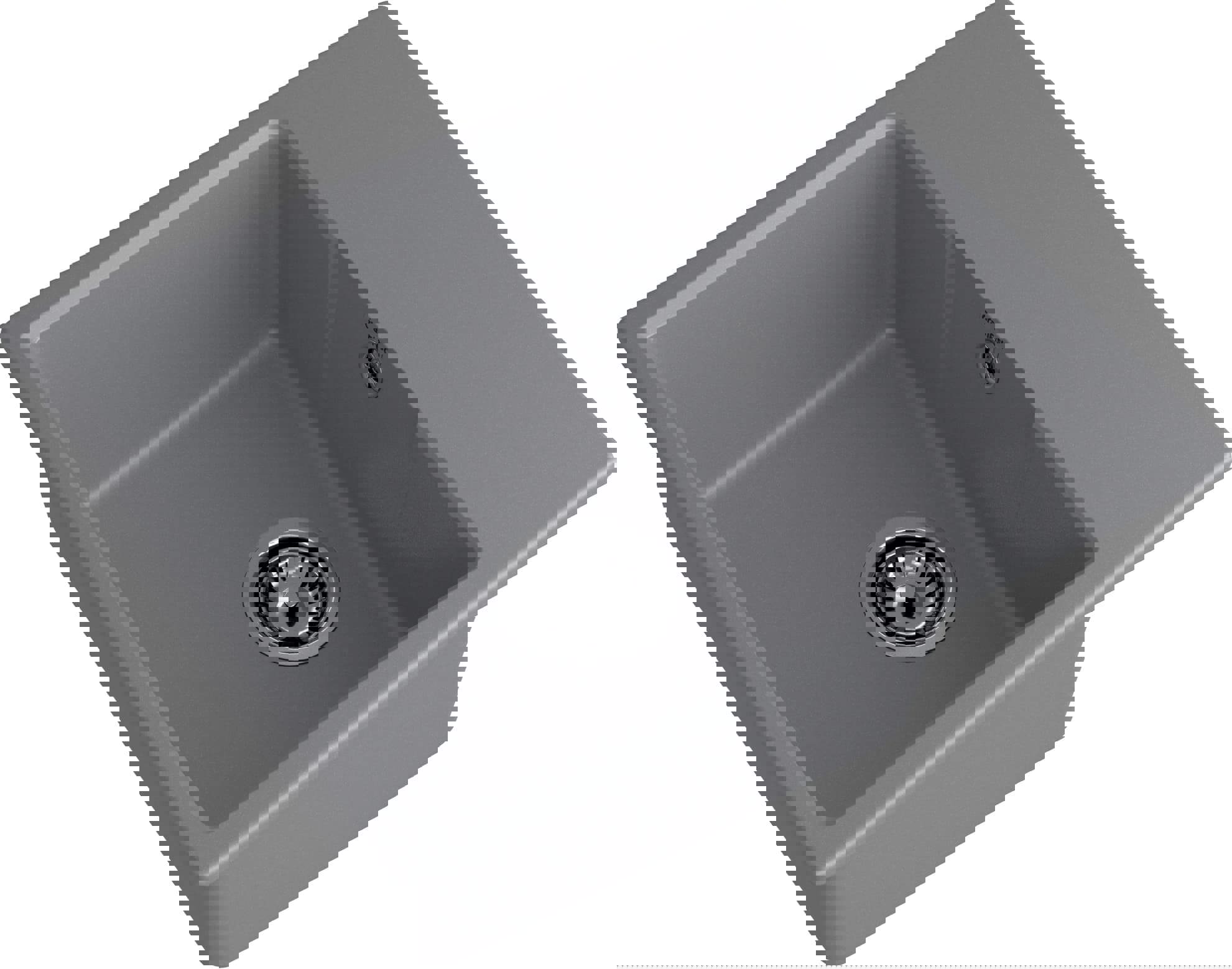 Изображение товара Врезная кварцевая мойка GranFest 658L 58x49 см темно-серая