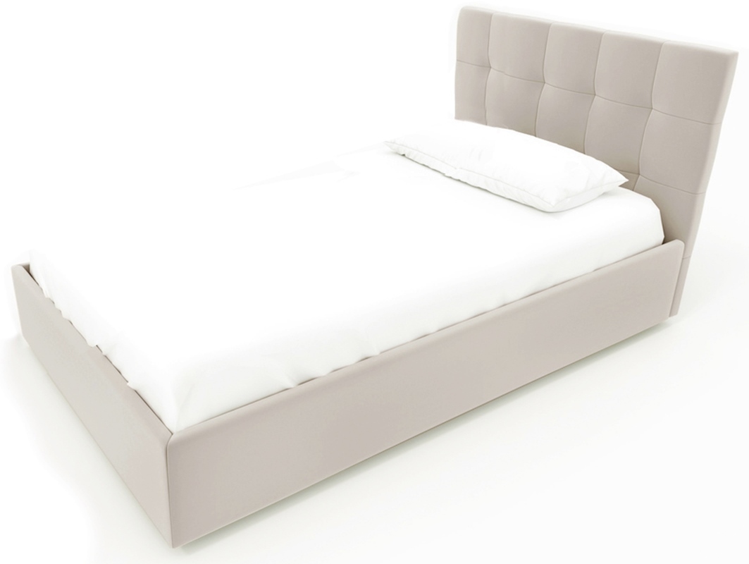 Изображение товара Кровать Costa Ребекка 100x190 см светло-бежевый с подъемным механизмом