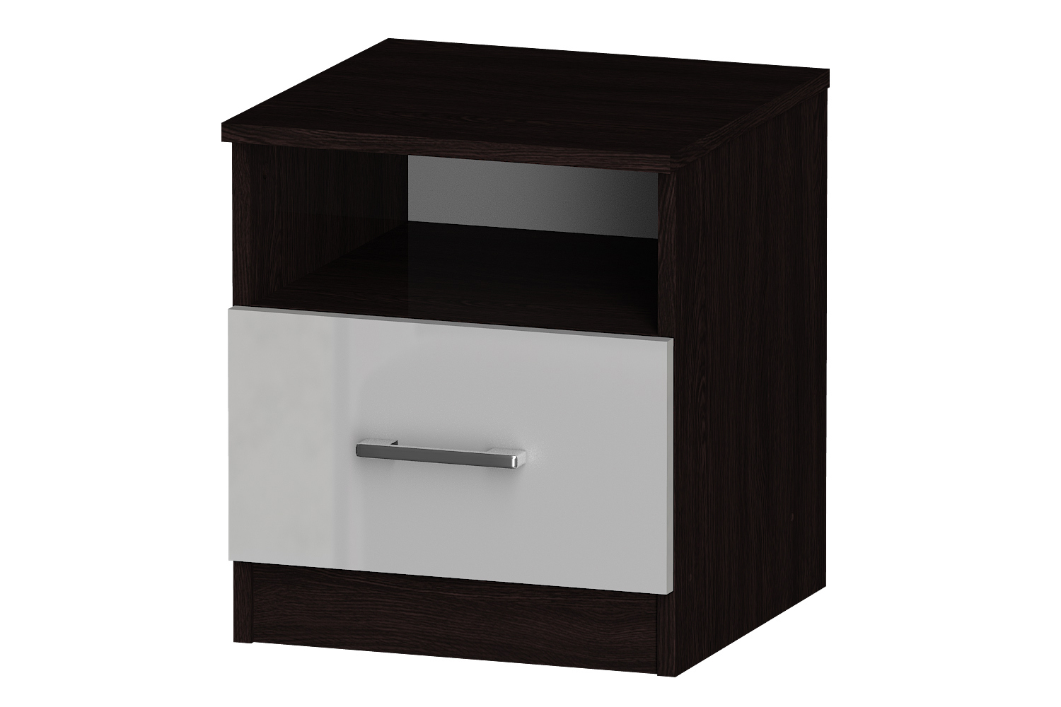 Изображение товара Тумба Furnistyle Лайф 10864 40x45x40 см ЛДСП цвет венге/белый Изображение товара Тумба Furnistyle Лайф 10864 40x45x40 см ЛДСП цвет венге/белый