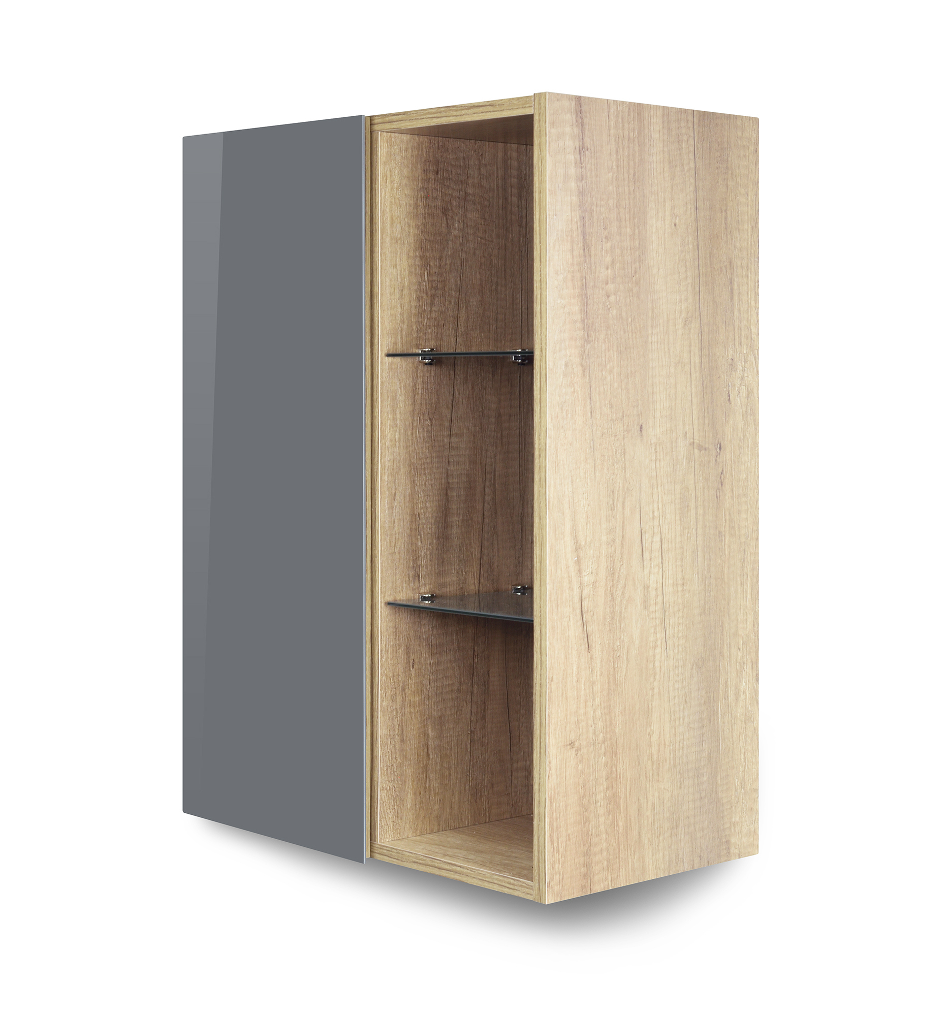 Изображение товара Модуль навесной Metaldesign MD 616 50x70x30 см ЛДСП цвет графитовый серый/дуб каньон