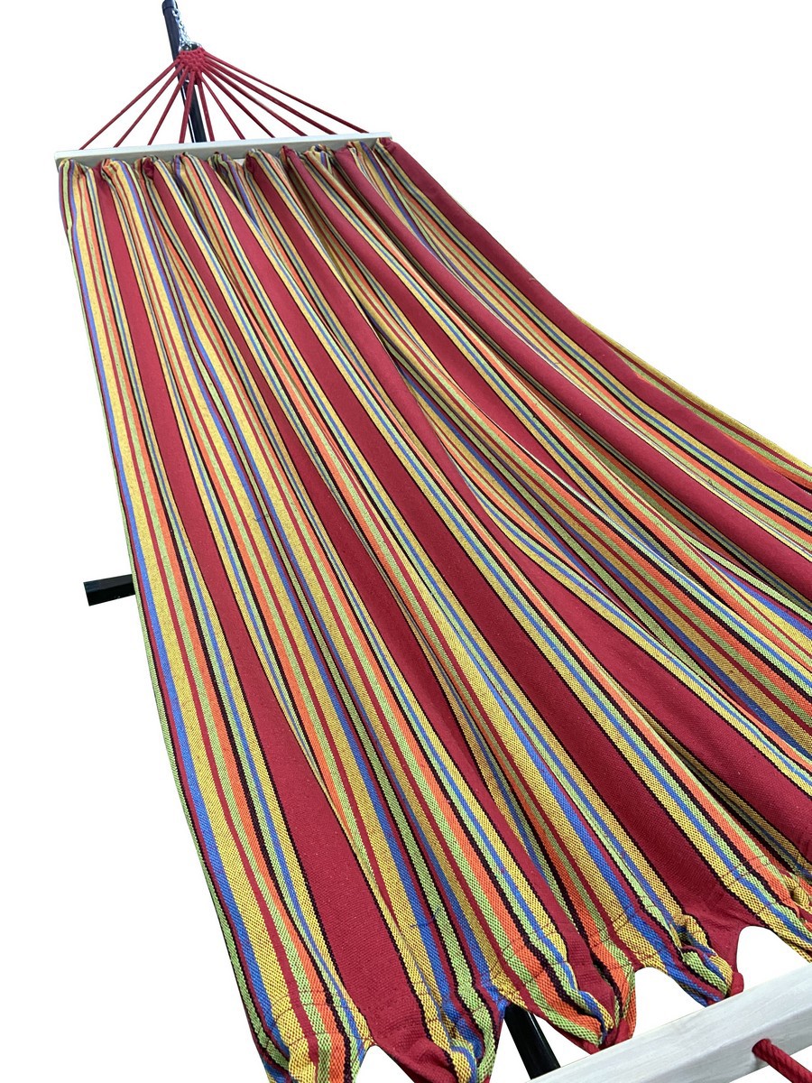 Изображение товара Гамак с перекладиной ProfiCamp PC1814-107 для отдыха 200х140 см разноцветный