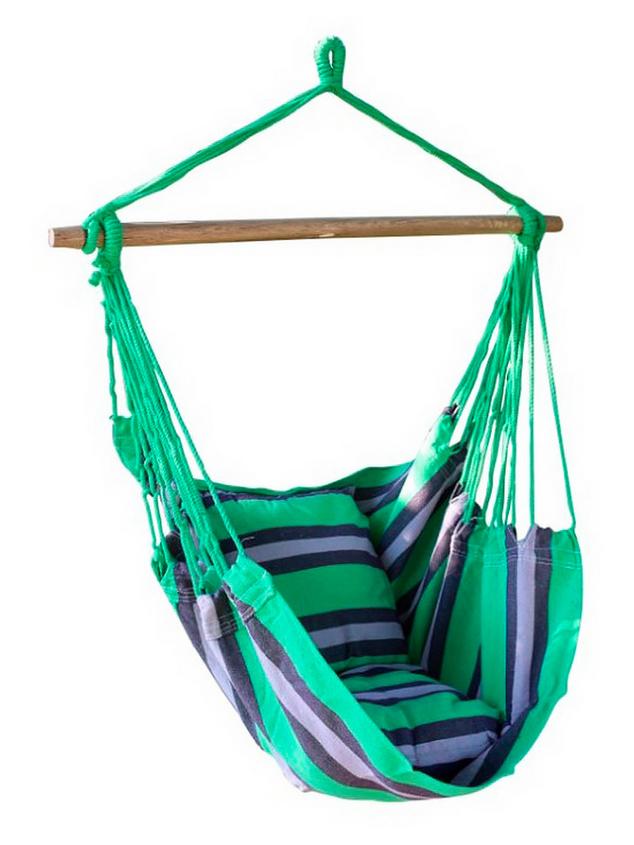 Изображение товара Гамак-кресло ProfiCamp PC1814-109 зелёно-синий 100x100 см