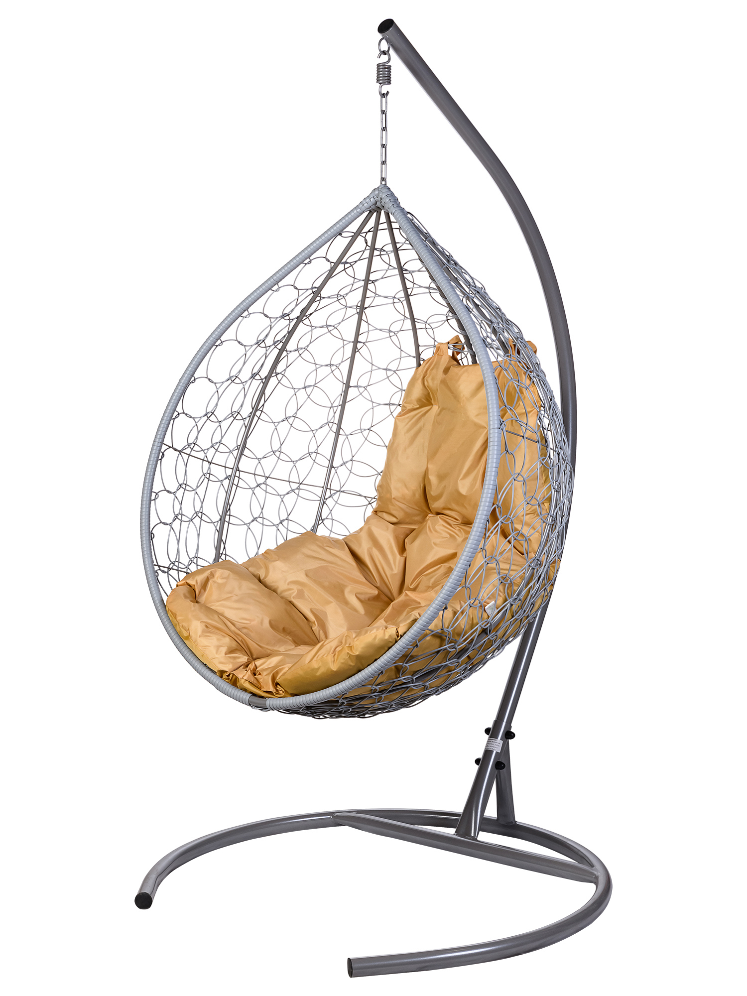 Изображение товара Кресло подвесное Tropica Gray BIGARDEN Россия 1 место до 120 кг водоустойчивое