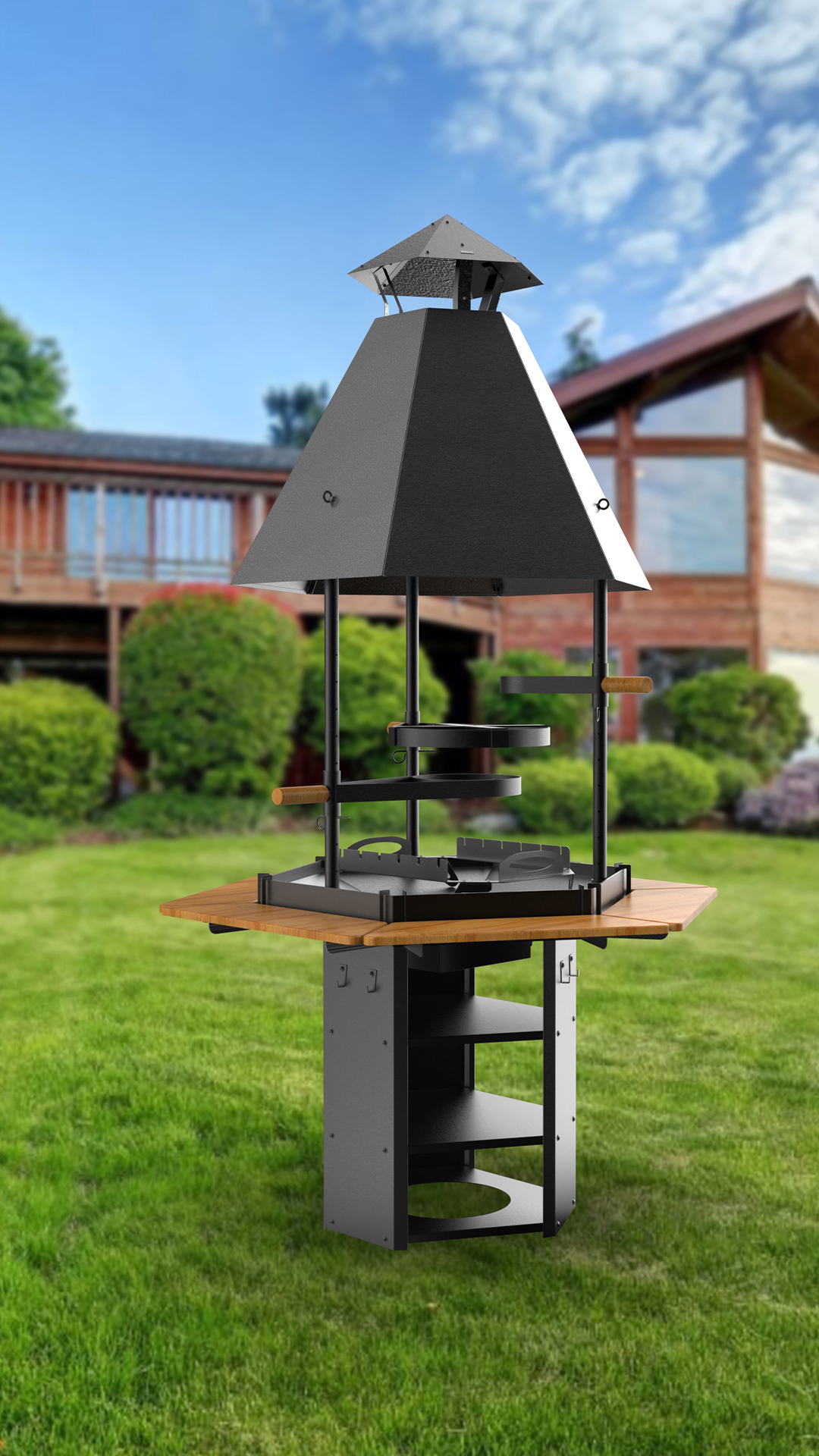 Изображение товара Гриль Grillux Suomi grill Coner сталь 122x240 см толщина 3 мм