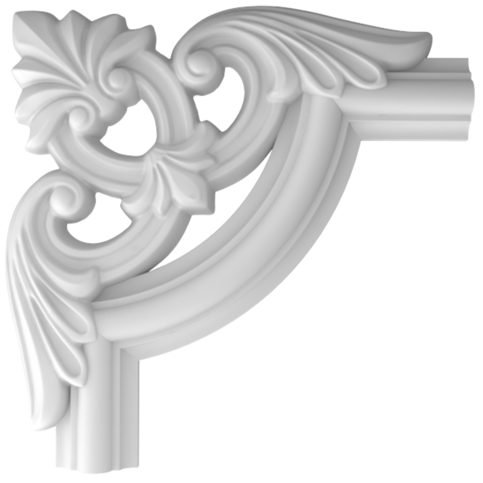 Молдинг Bello Deco 00-00104777 на стену, полистирол (XPS), белый ...
