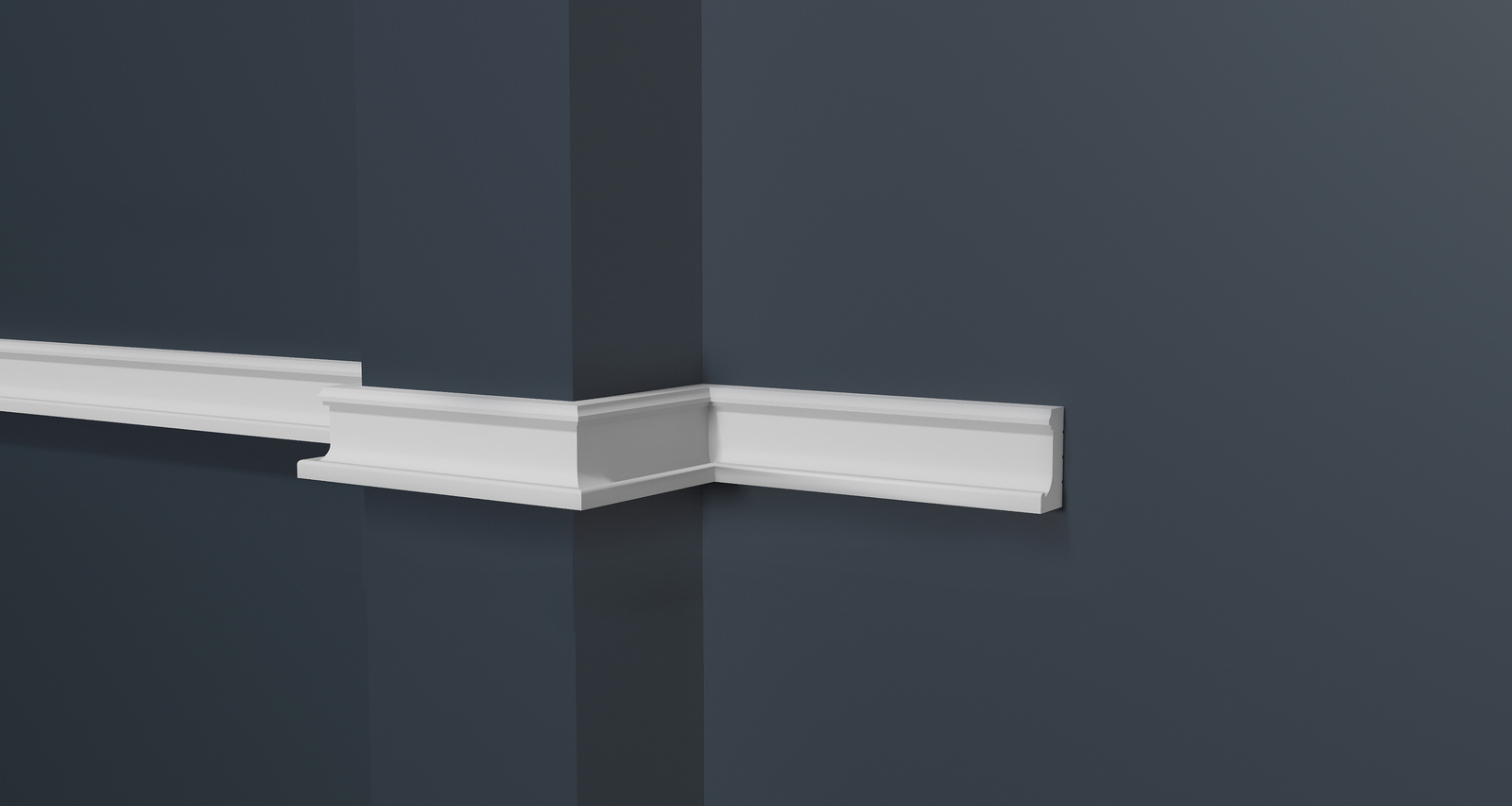 Молдинг Decor-dizayn DD628 на стену, ударопрочный, под покраску ...