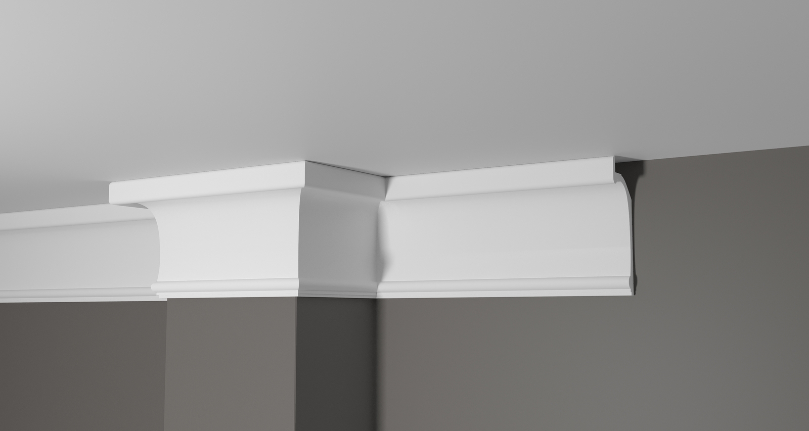Карниз Decor-dizayn DD518 на потолок, ударопрочный, под покраску ...