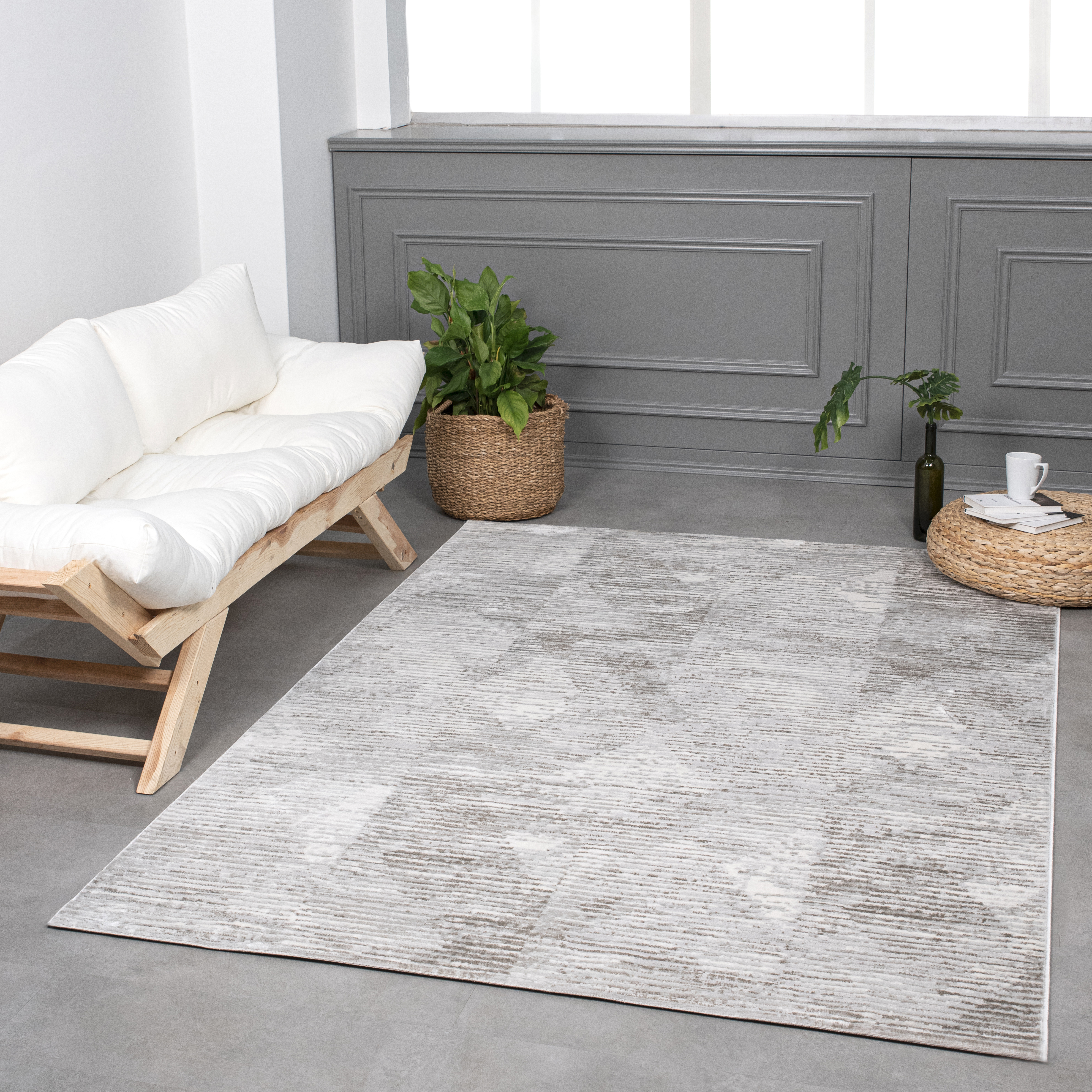 Изображение товара Ковер полиэстер Inspire Breeze 5957A 60x110 см цвет бежевый
