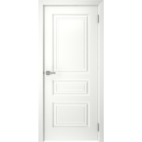 Изображение товара Дверь межкомнатная глухая Скин 4 40x200 см эмаль белый с петлями