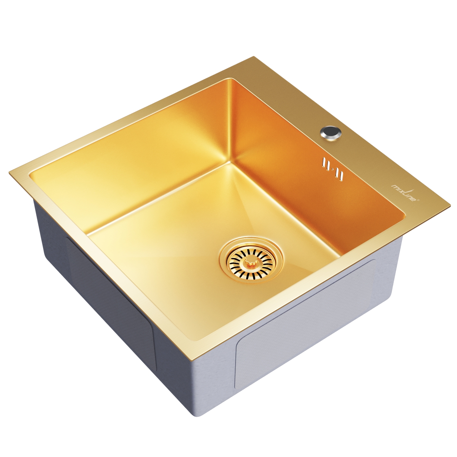 Изображение товара Мойка кухонная врезная Mixline PRO 550548 из нержавеющей стали