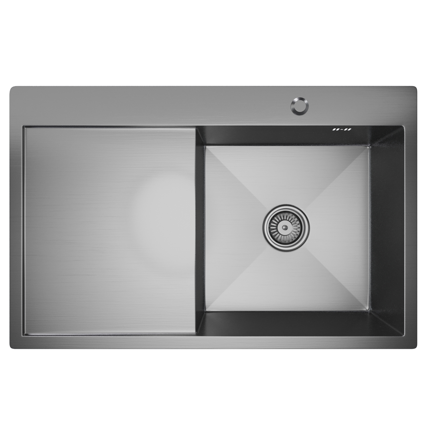 Изображение товара Врезная кухонная мойка MIXLINE PRO 495x78x20 сатин нержавеющая сталь
