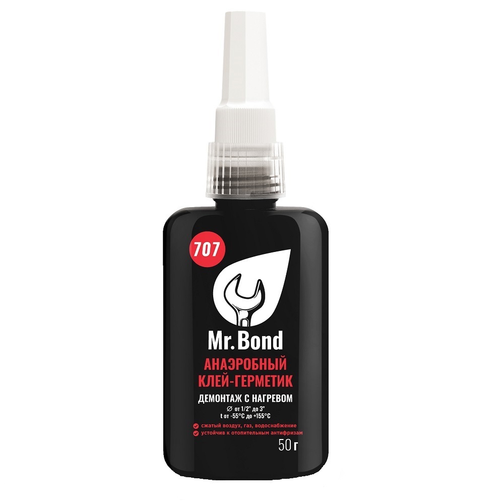 Изображение товара Клей-герметик QS MR.Bond 707 50 мл Анаэробный красный