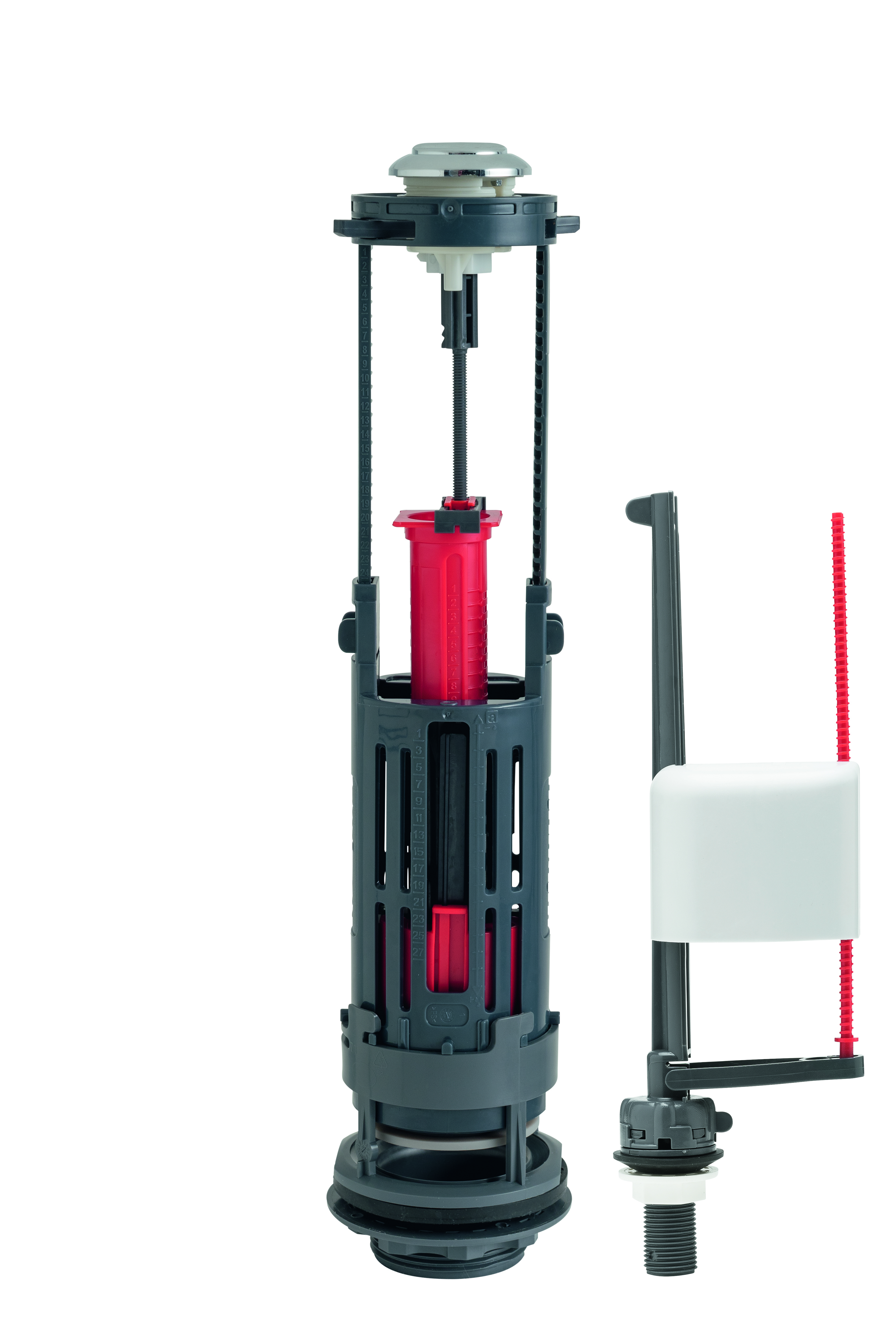 Изображение товара Арматура для сливного бачка Wirquin боковое подключение 206678