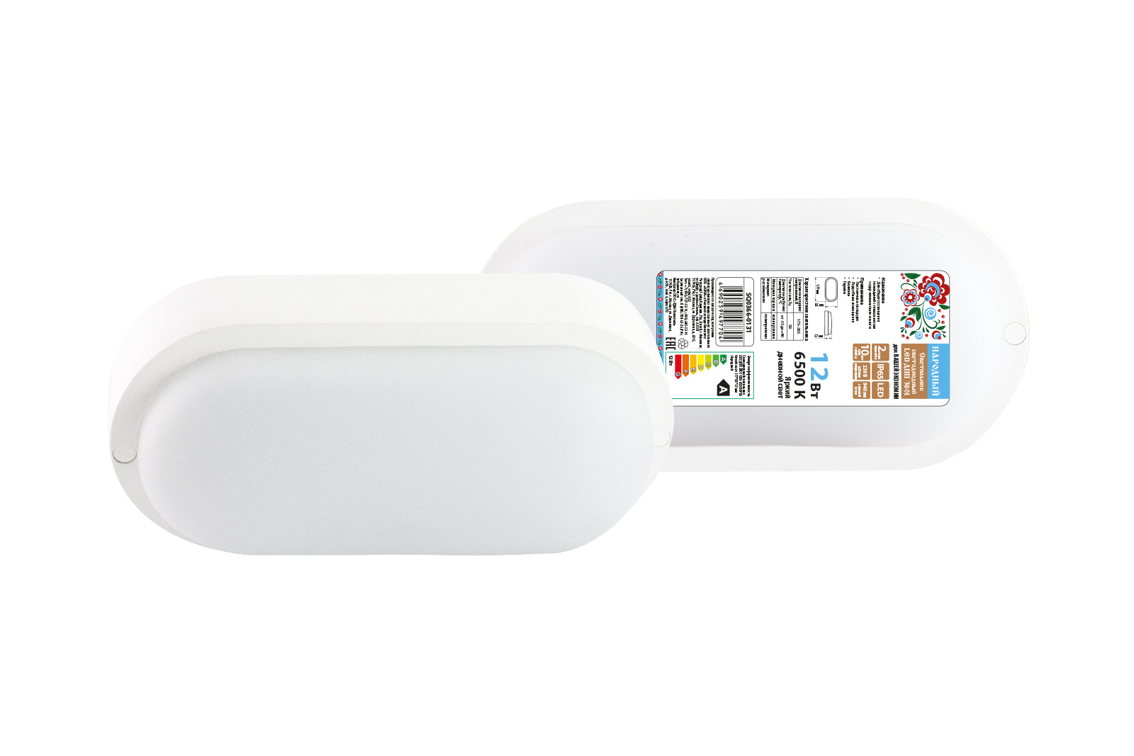 Изображение товара Светильник настенно-потолочный светодиодный влагозащищенный Tdm electric Sq0366-0131 25 м² нейтральный белый свет цвет белый