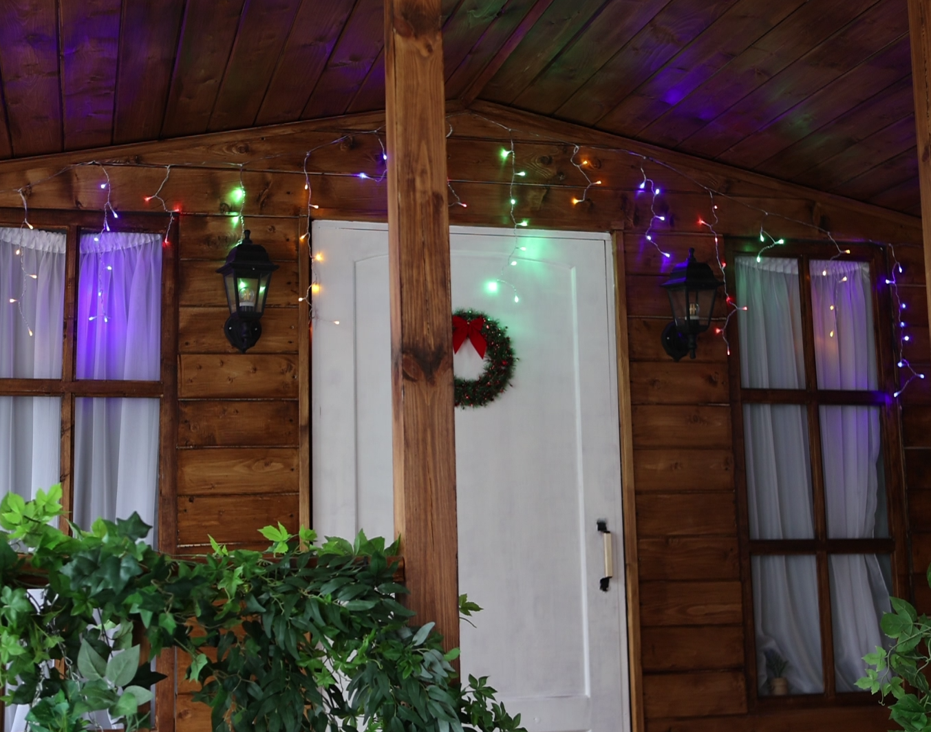 Изображение товара Гирлянда светодиодная влагозащищенная бахрома Uniel 20м 480 LED разноцветная