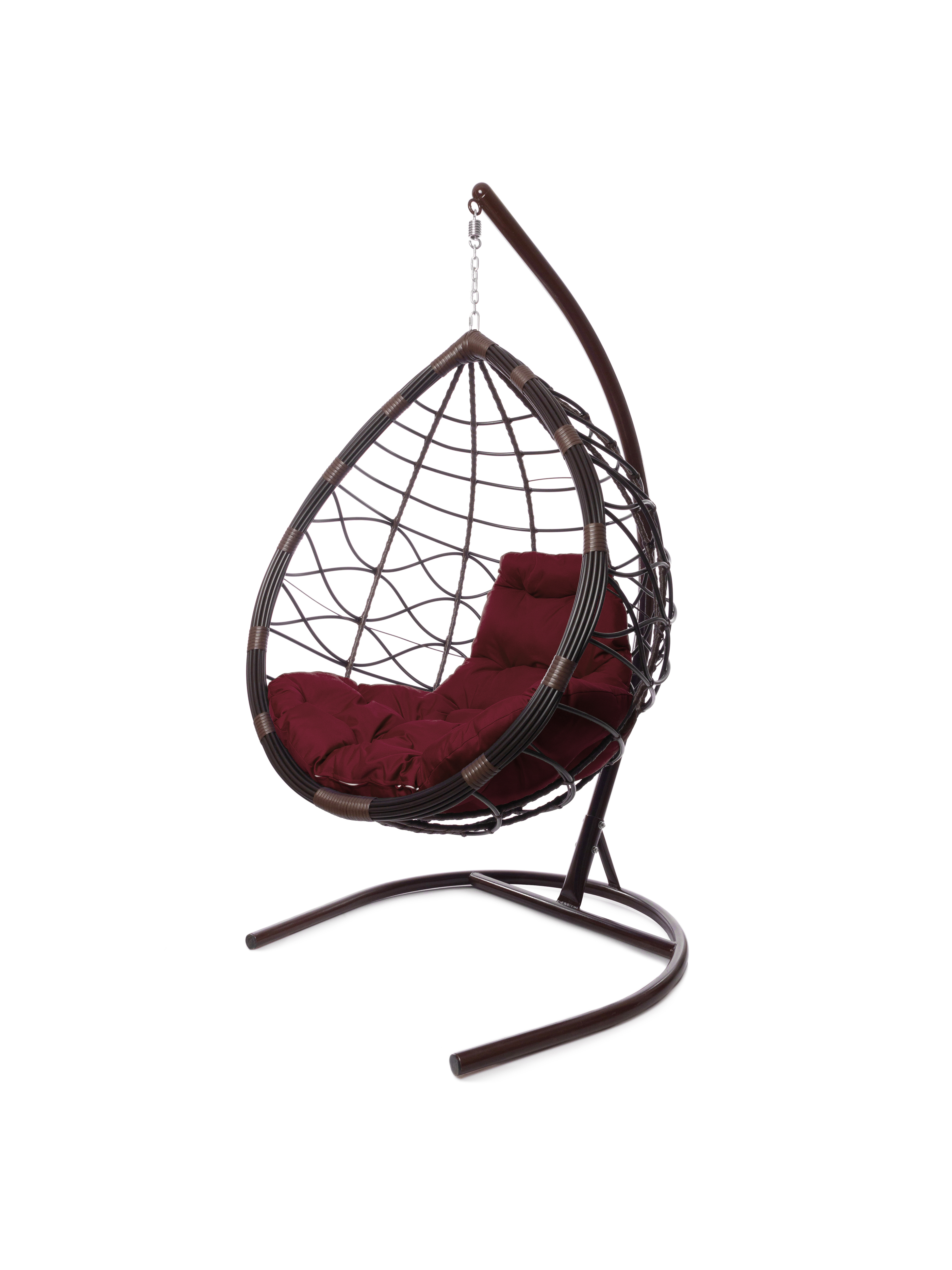 Изображение товара Кресло подвесное M-group 11530202 Капля лори коричневое стильное кресло для отдыха