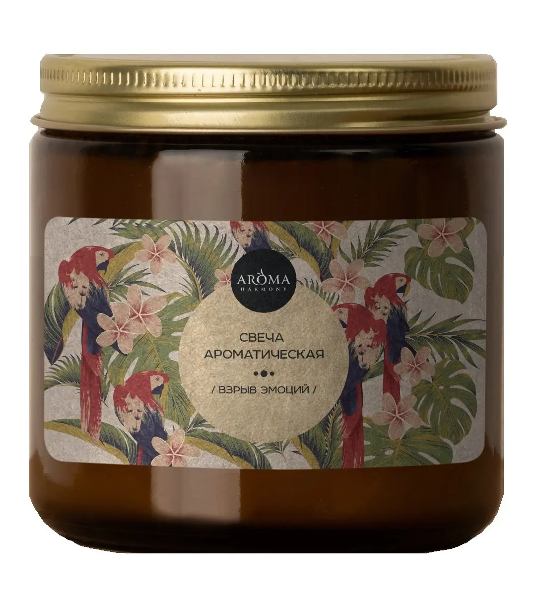 Свеча ароматизированная Aroma Harmony Взрыв эмоций 7 см