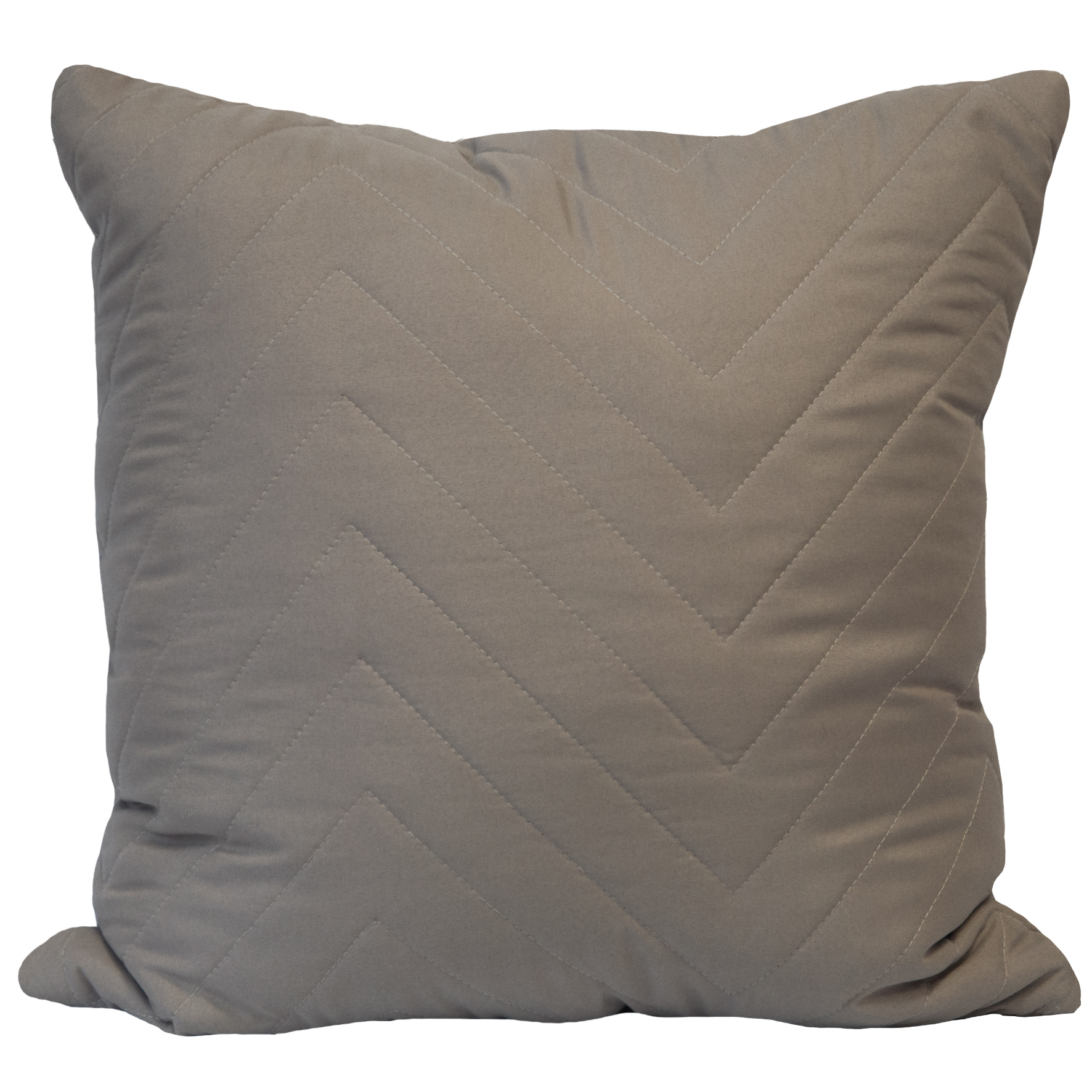 Изображение товара Декоративная подушка Inspire Nicolosi 45x45 см серо-коричневая однотонная