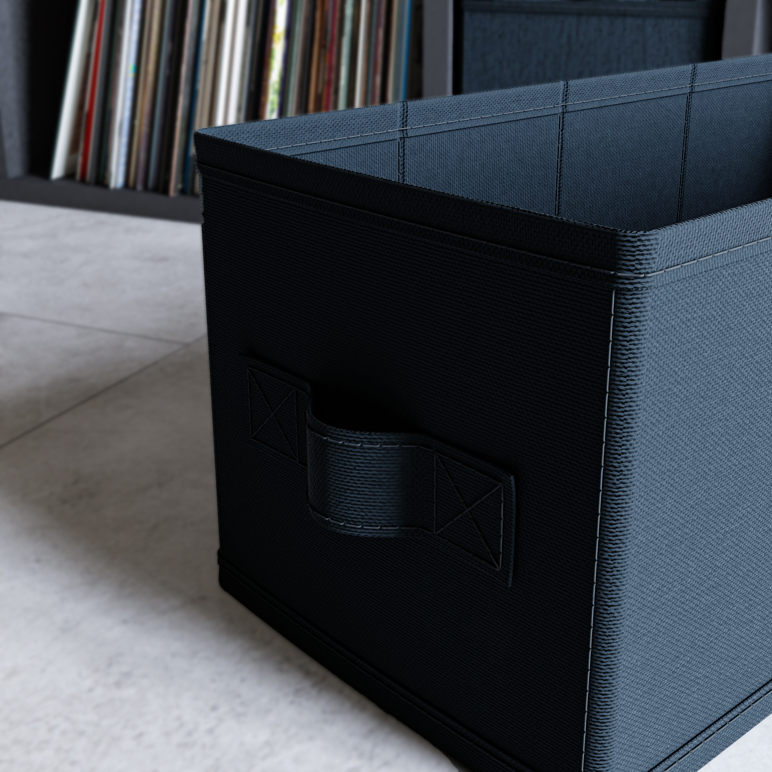 Короб Spaceo KUB 15x15x31 см 6.9 л полипропилен цвет синий - 3