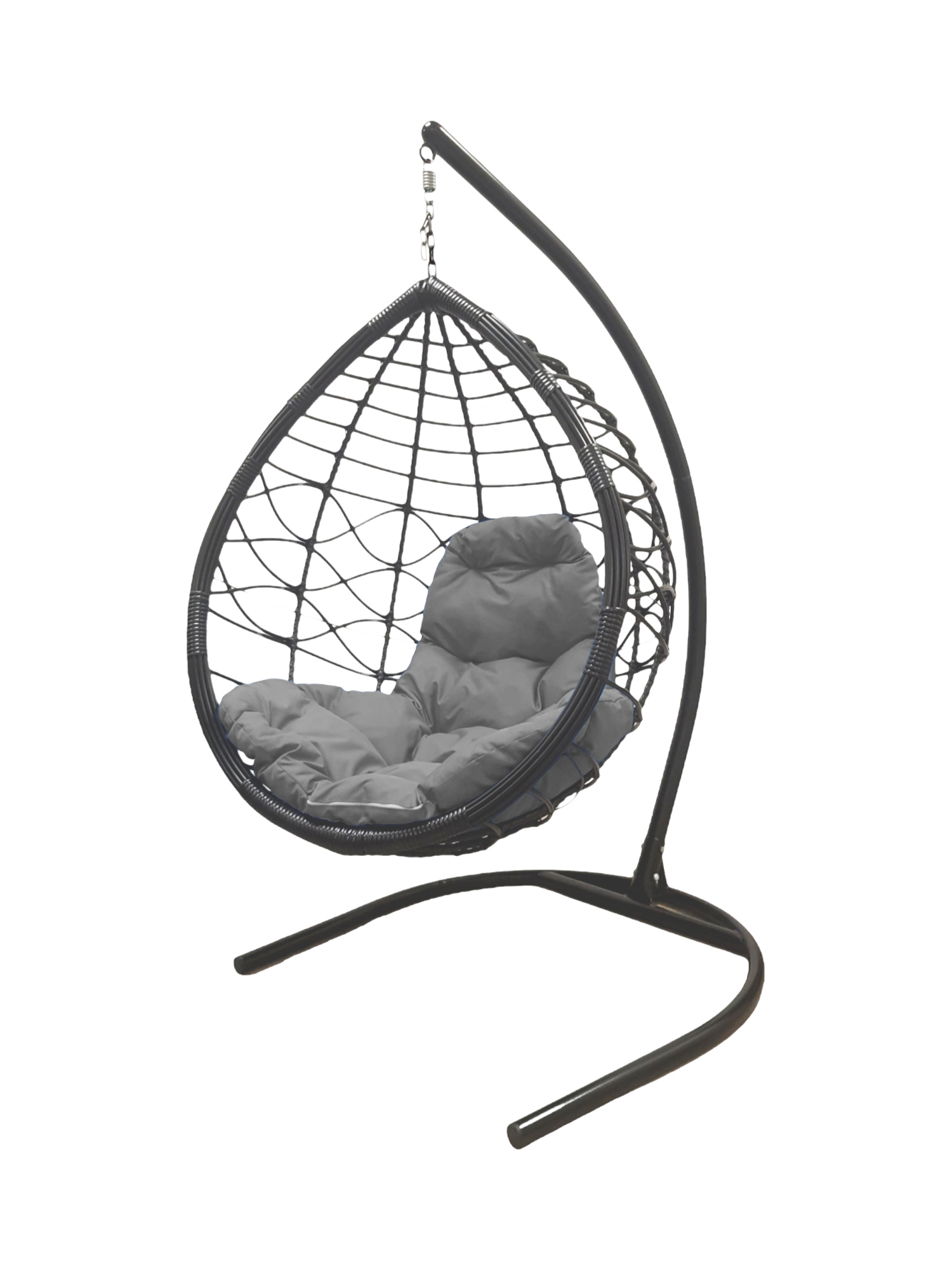 Изображение товара Кресло подвесное M-group 11530309 Капля Лори серый/серебристый