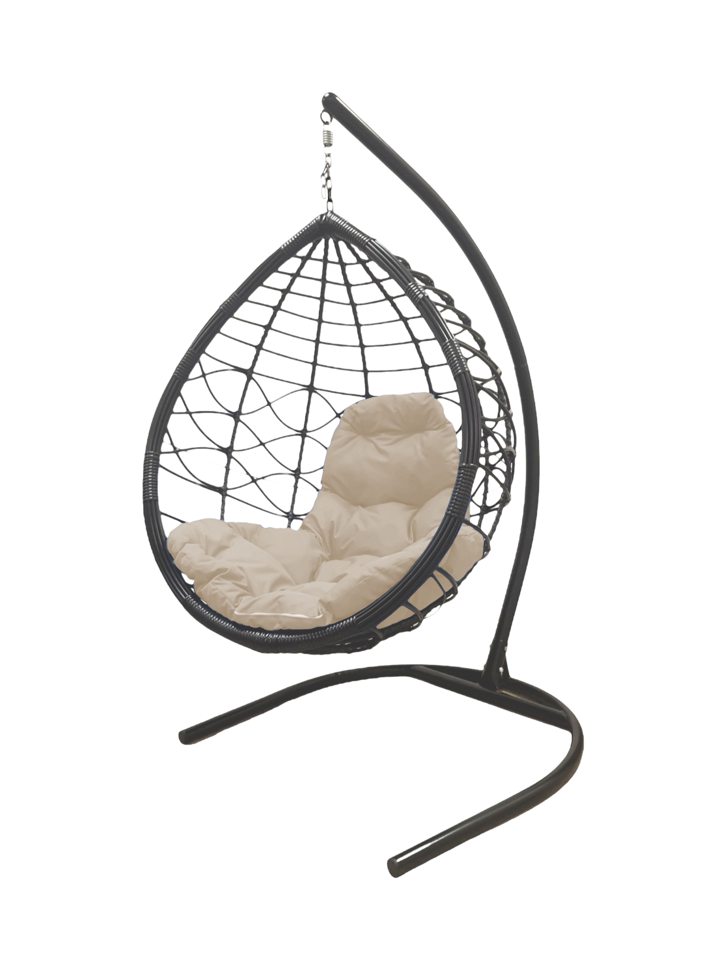 Изображение товара Кресло подвесное М-group 11530301 Капля лори одно место серый серебристый