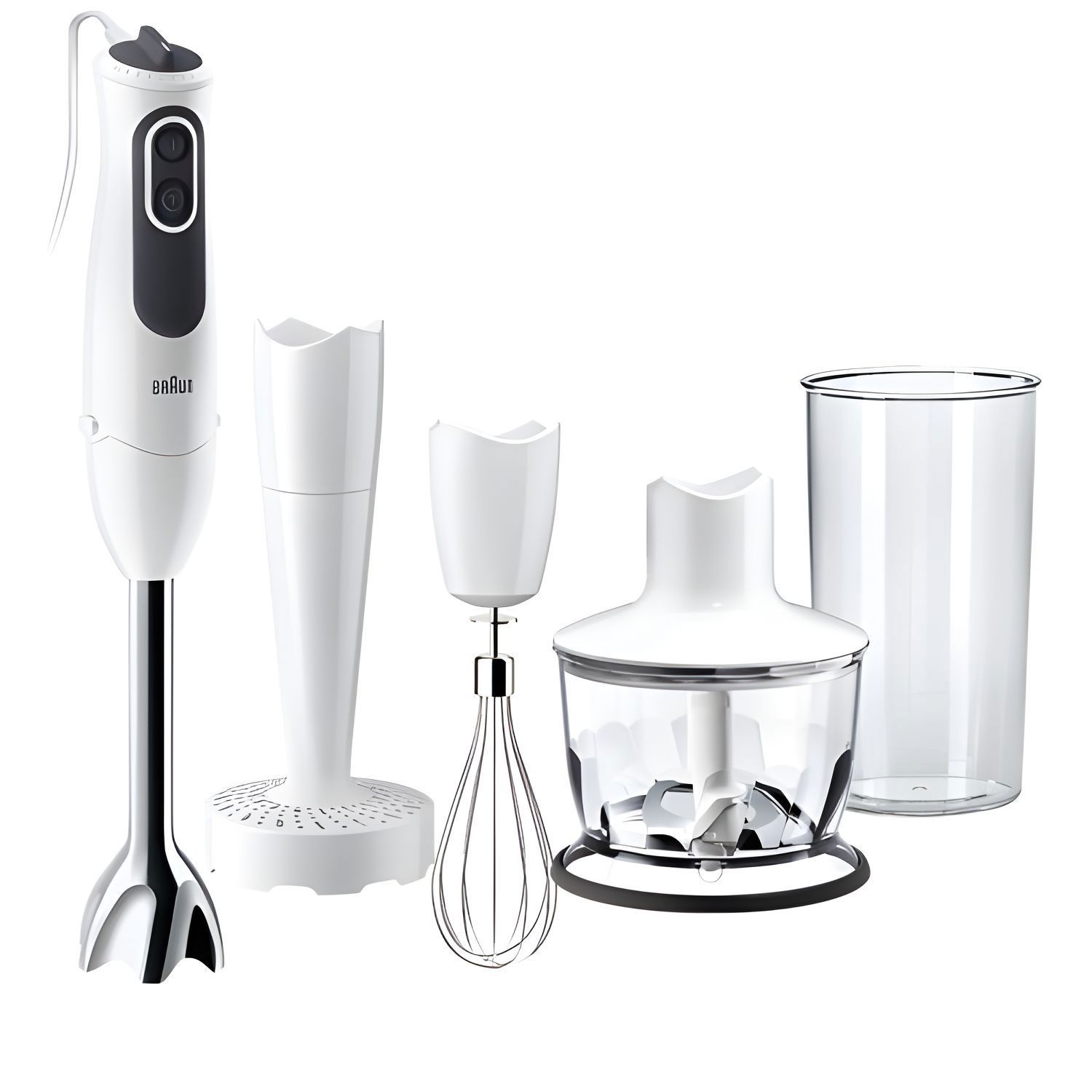 Изображение товара Погружной блендер Braun MQ3137 WH Sauce+ белый мощность 750 Вт