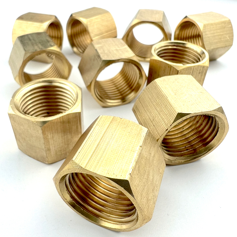 Изображение товара Муфта латунная ВР 1/2"x1/2" для водопровода и отопления (набор 10 шт.)