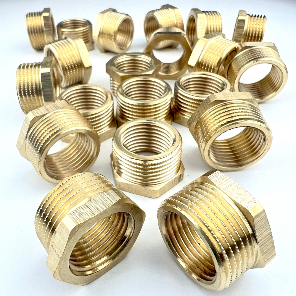 Изображение товара Футорка латунная 3/4x1/2 ВР-НР, резьбовая, для водопровода, 20 шт
