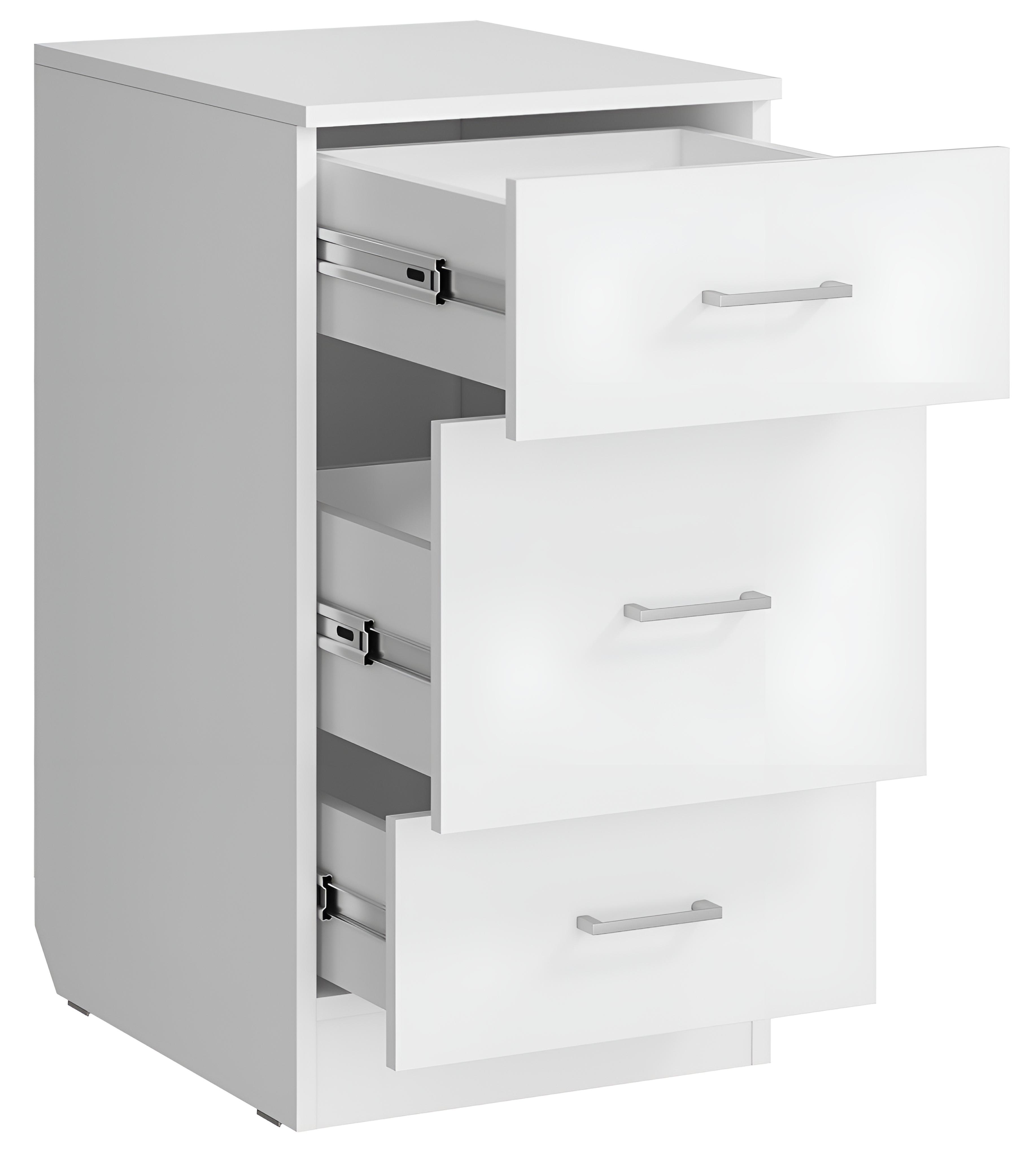 Изображение товара Тумба офисная МДС 1 белый матовый 40x75x50 см ЛДСП BVMEBEL