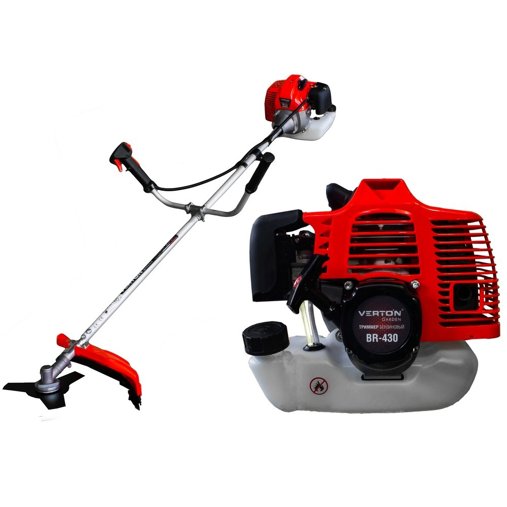 Изображение товара Бензиновый триммер Verton BR-430 1.9 л.с. для ухода за участком