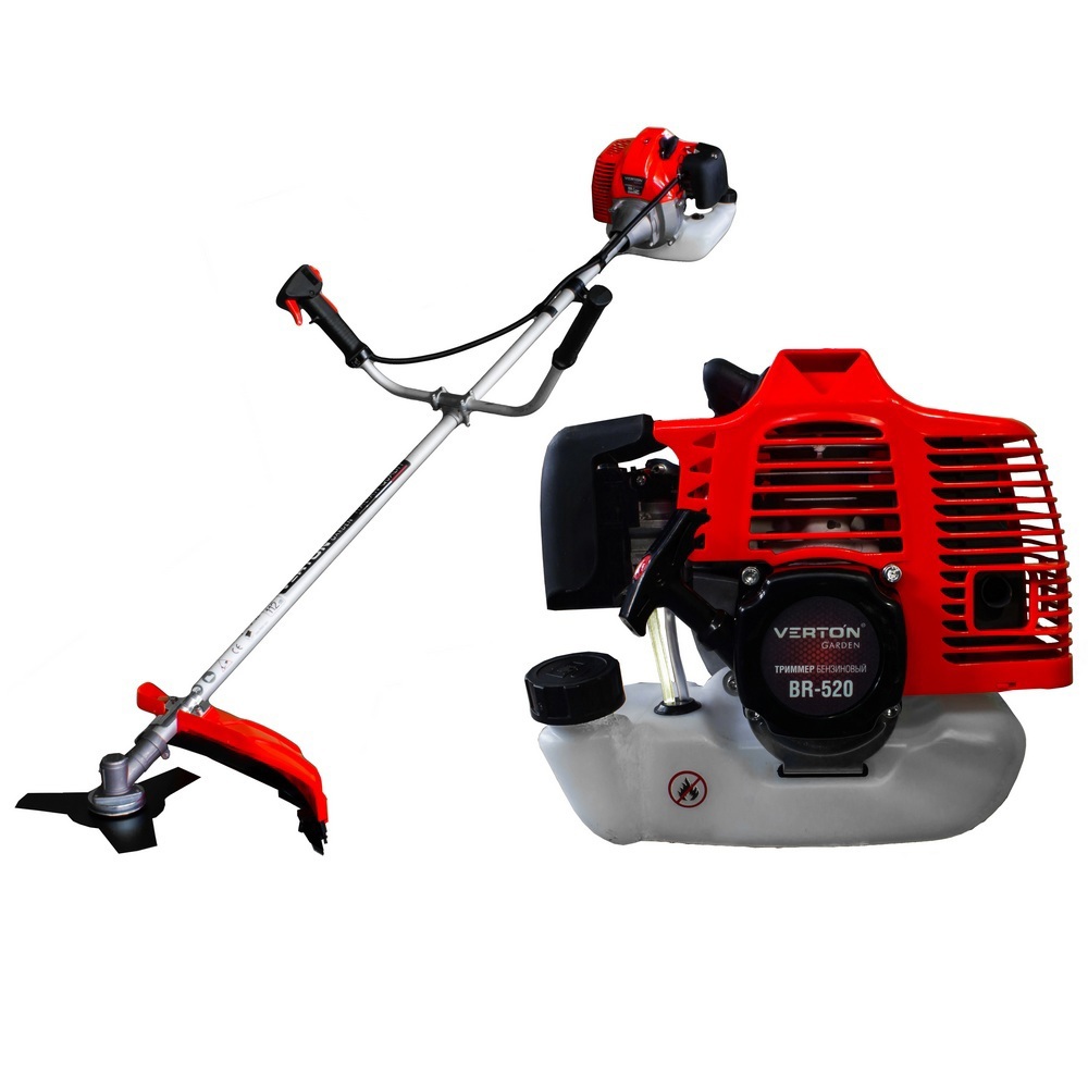 Изображение товара Бензиновый триммер Verton Br-52 2.5 л.с. 52 см³ для сада и участка
