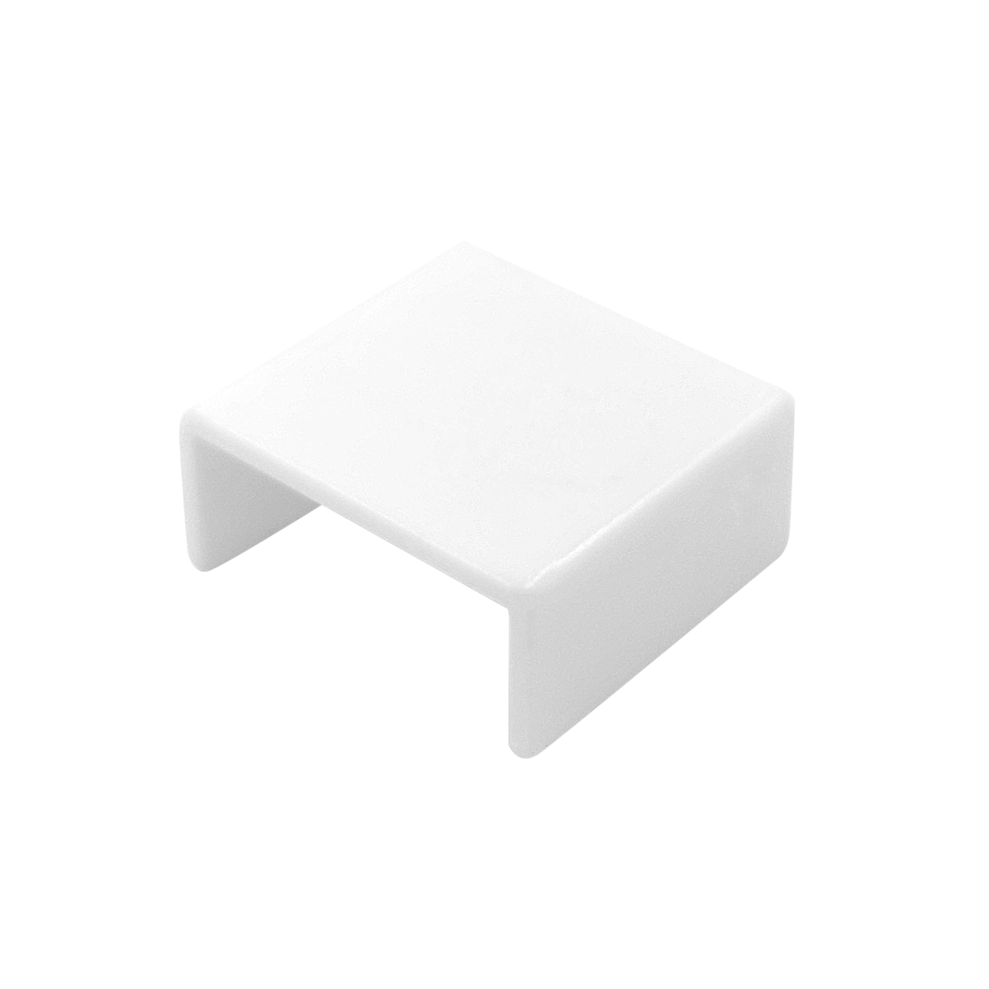 Заглушка для кабель-канала Lexman КМЗ 16x16 мм цвет белый 4 шт.