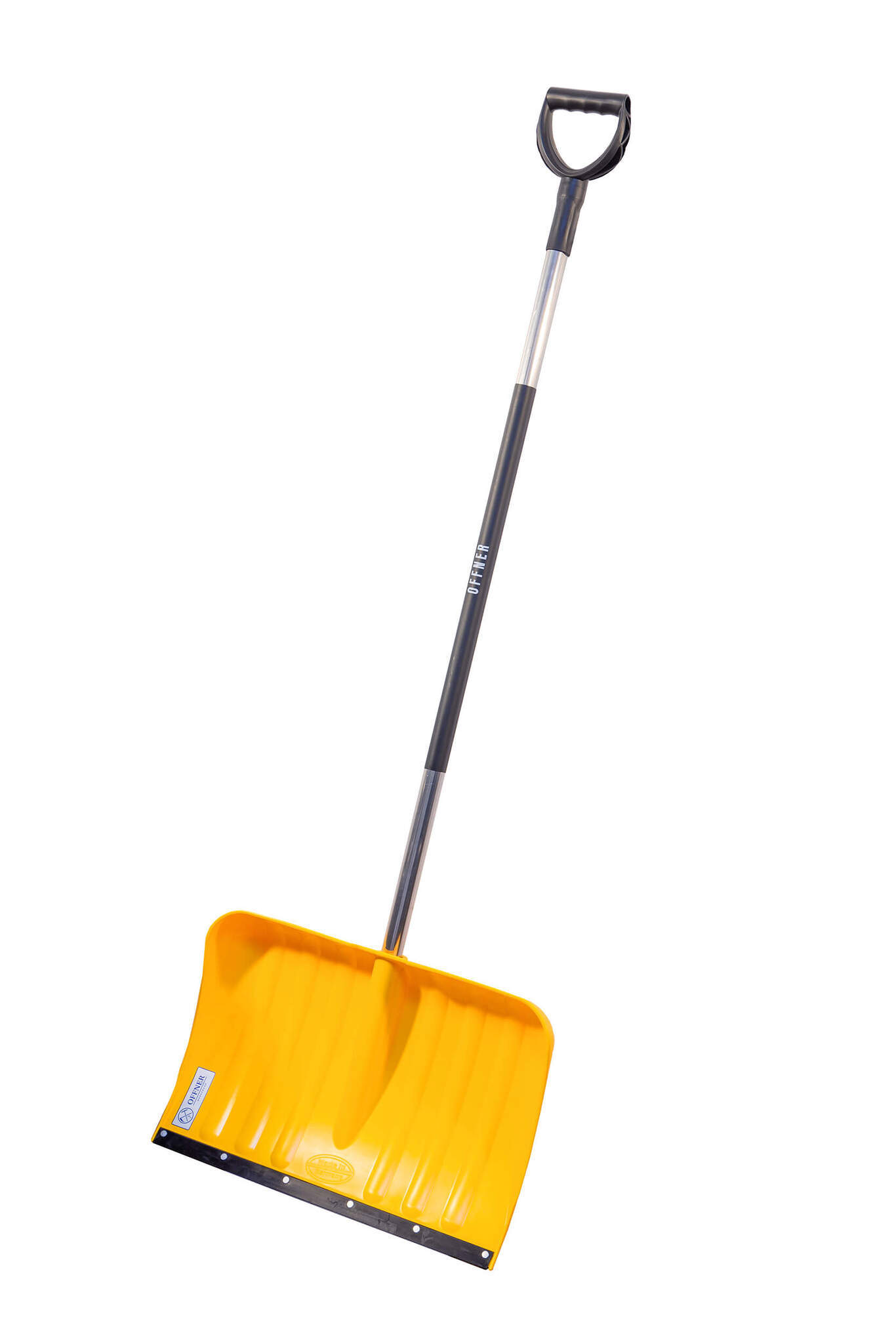 Изображение товара Лопата для уборки снега Offner 55 см x 160 см пластик с алюминиевым черенком
