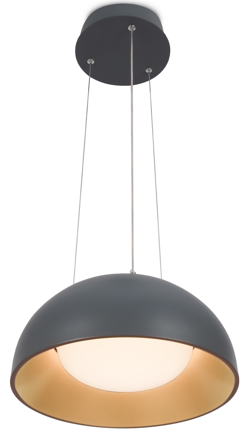 Изображение товара Подвесной светодиодный светильник Solar FR6087PL-L36GR серый для натяжных потолков