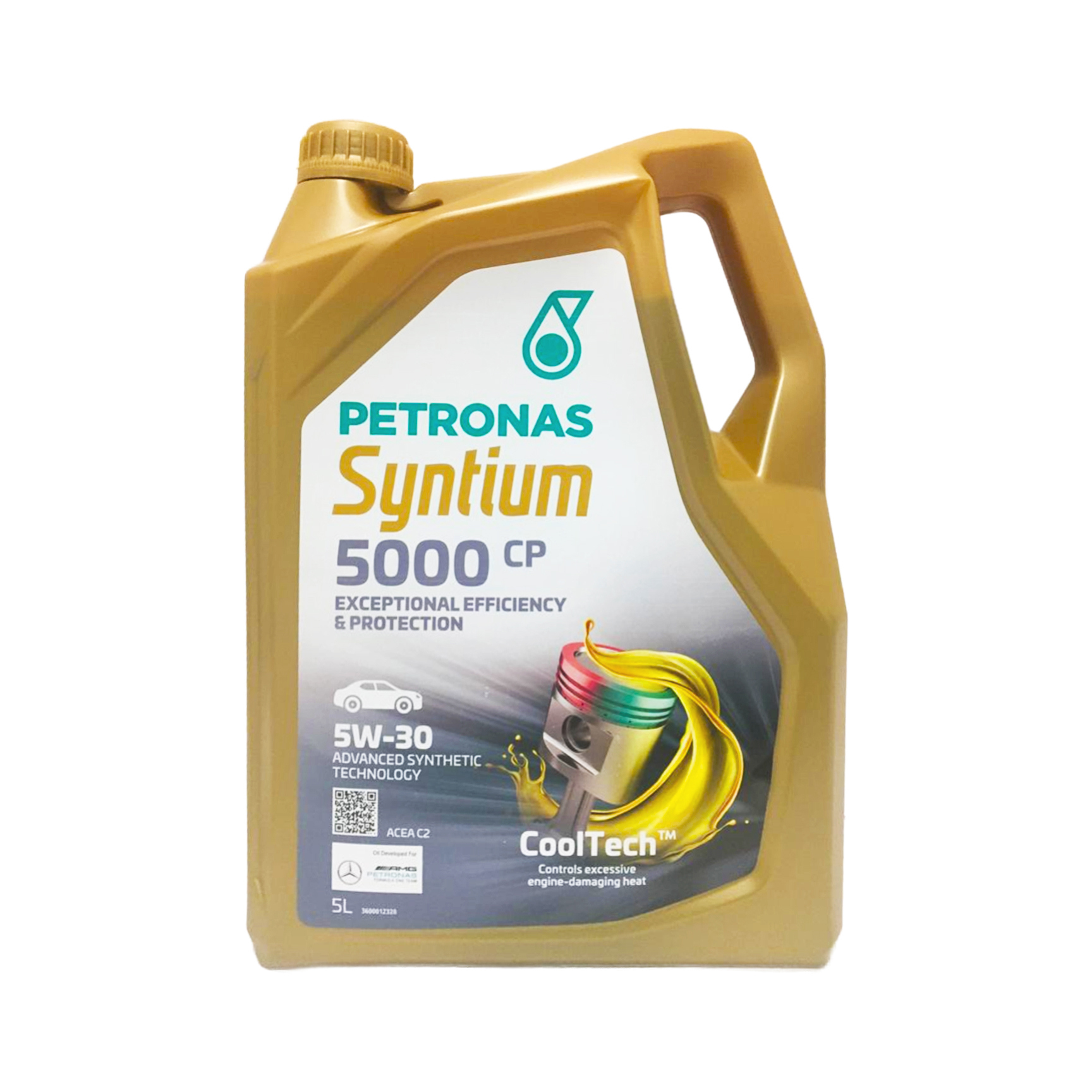 Изображение товара Моторное масло Petronas Syntium 5000 CP 5W30 синтетическое 5 л