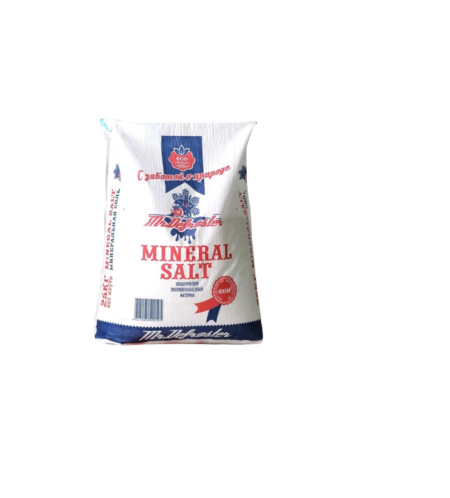 Изображение товара Противогололедный реагент Mr.Defroster Mineral Salt 3кг для безопасной зимы