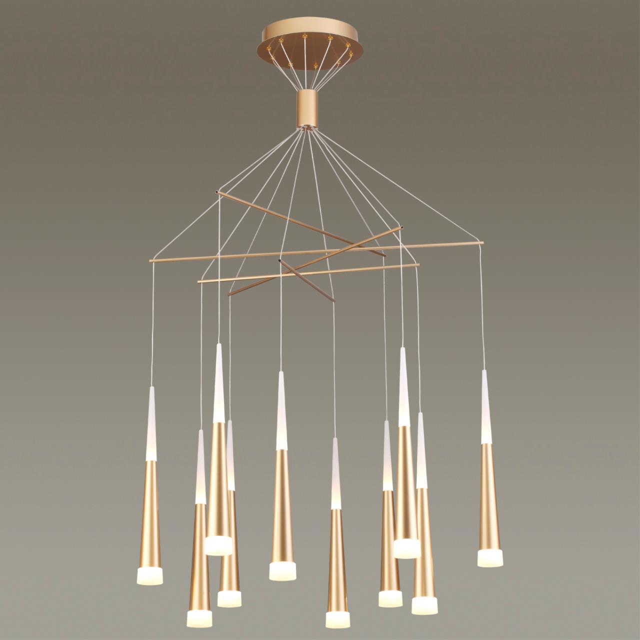 Изображение товара Светильник Odeon Light Vivat 3891/70LG LED потолочная люстра 70 Вт современный дизайн