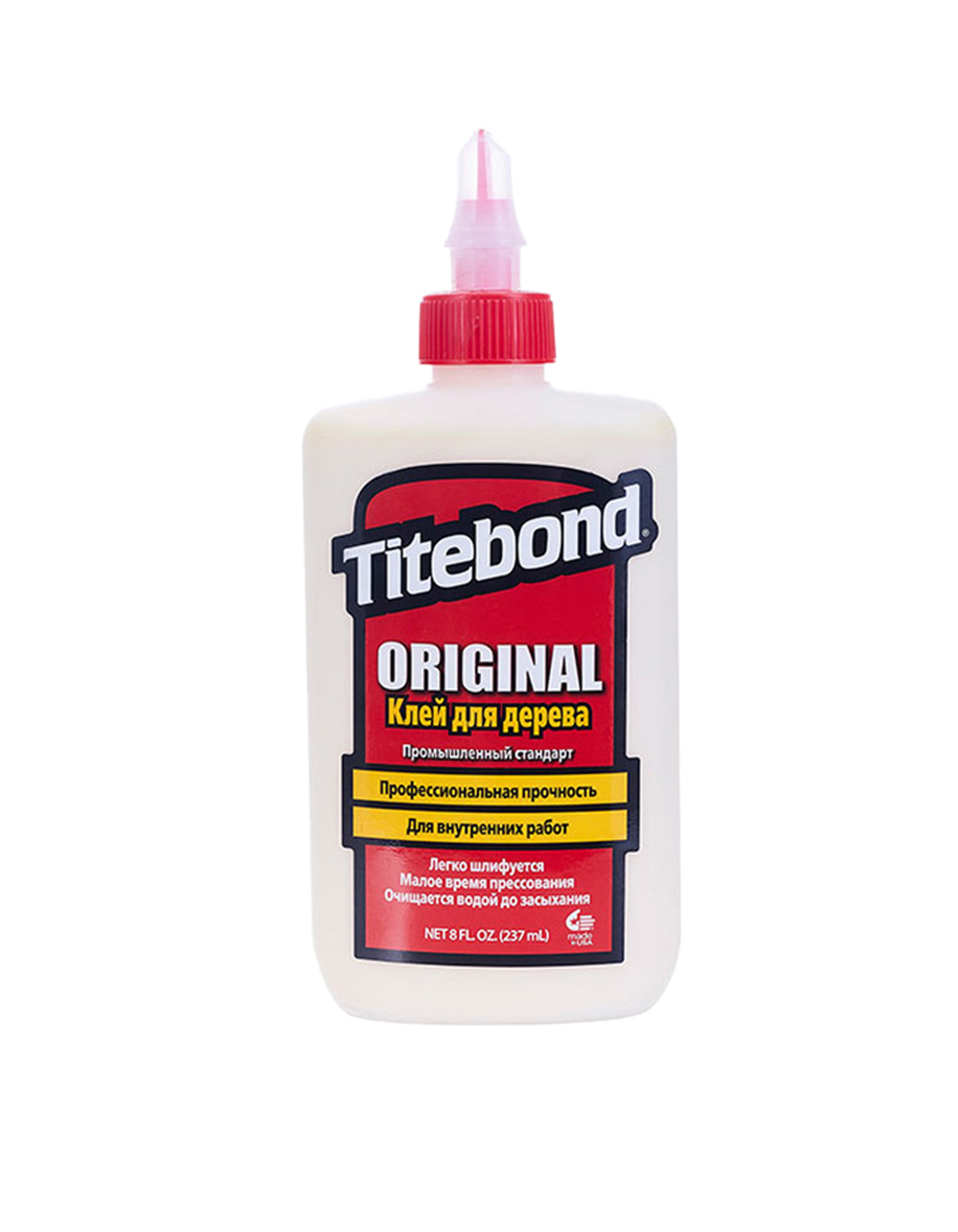 Изображение товара Клей столярный Titebond Original 237мл Изображение товара Клей столярный Titebond Original 237мл