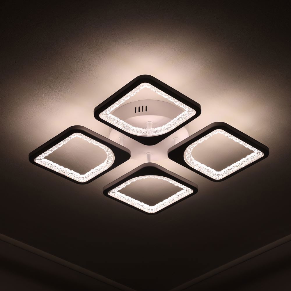 Изображение товара Люстра потолочная светодиодная Escudo 39047-4-DA small с регулировкой оттенков белого