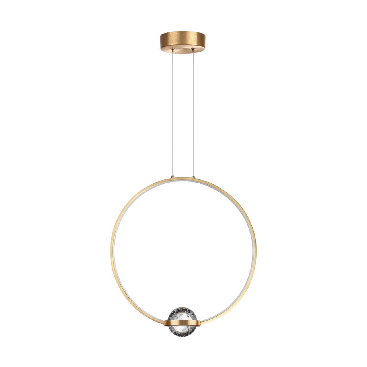 Изображение товара Подвесной светодиодный светильник Сонекс 990818/l с эффектом пузырьков и парными кольцами