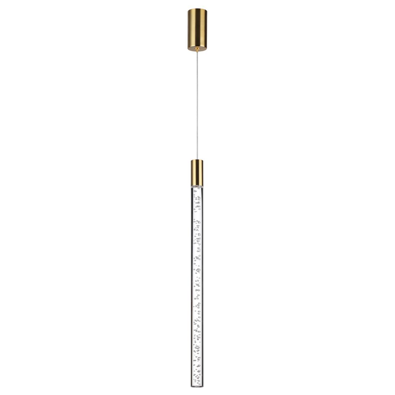 Изображение товара Светильник подвесной светодиодный Сонекс 243595/l 2 м² нейтральный белый свет цвет жёлтый/золотой