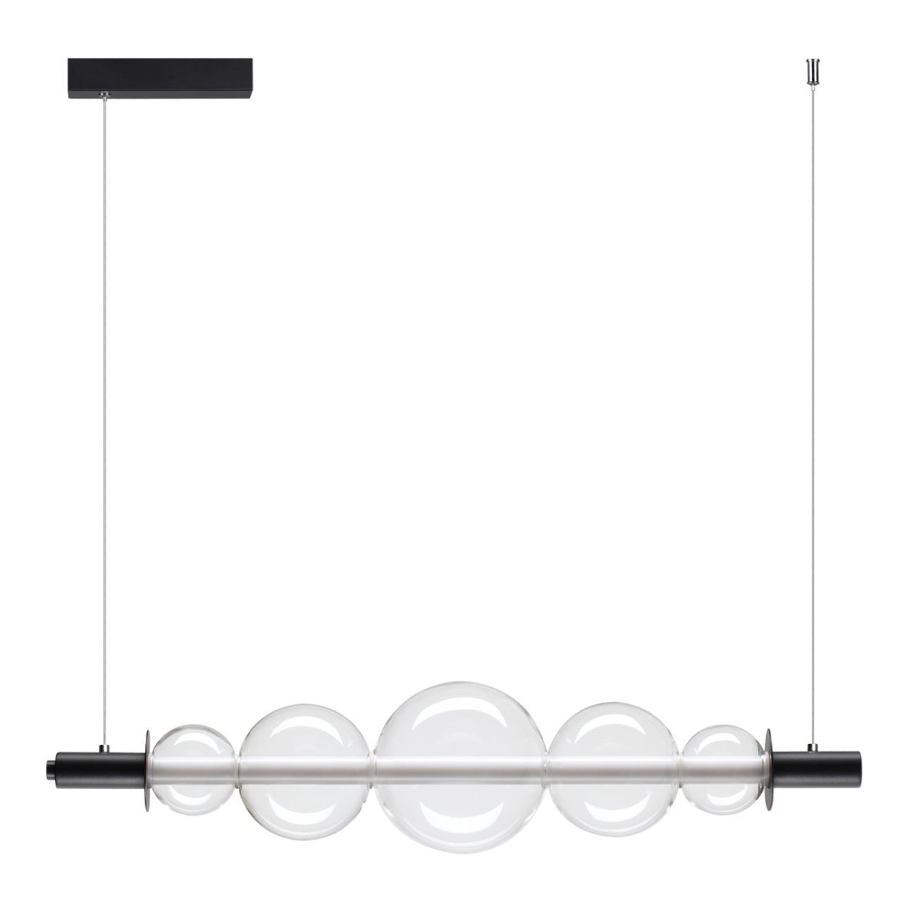 Изображение товара Светильник подвесной светодиодный Lumion 1101910/l с пультом управления 3 м² нейтральный белый свет цвет черный