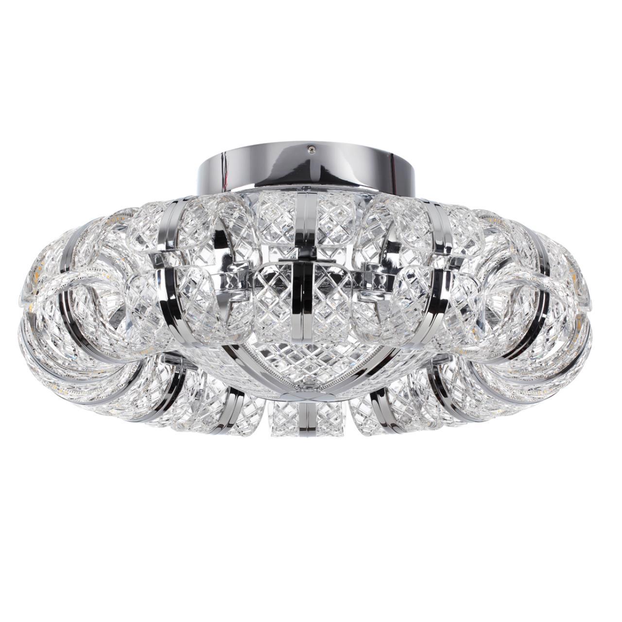 Изображение товара Люстра потолочная светодиодная Сонекс 25145520/cl 27 м² нейтральный белый свет цвет серый/серебристый