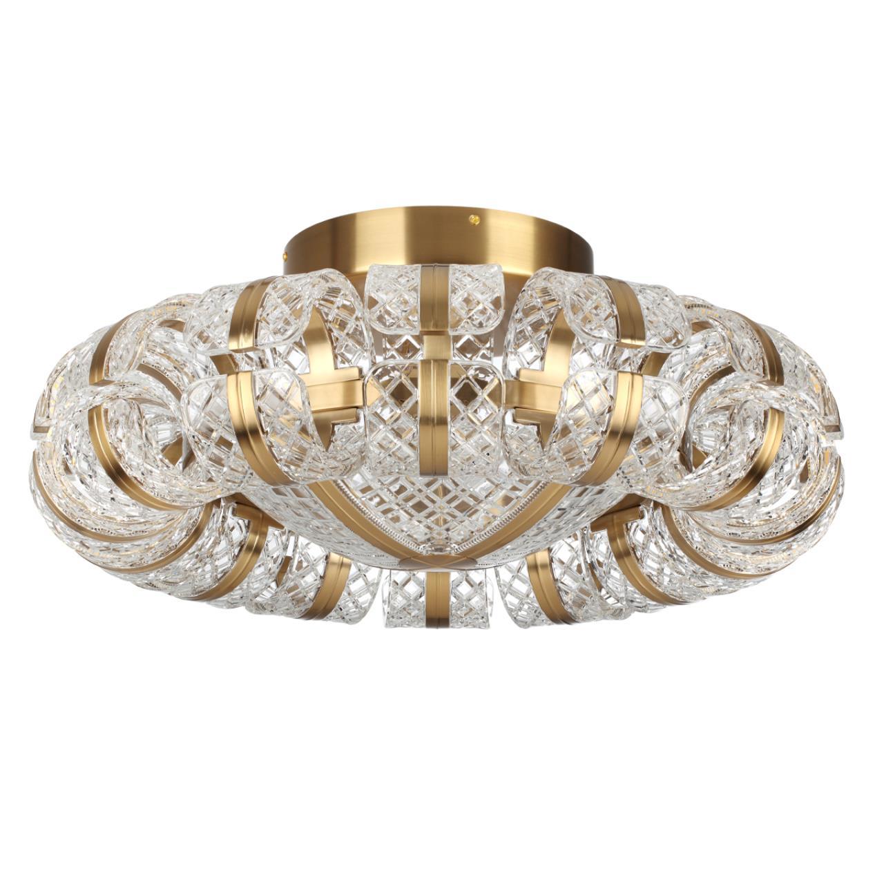 Изображение товара Люстра потолочная светодиодная Сонекс 25150520/cl 26 м² коричневый бронза акрил