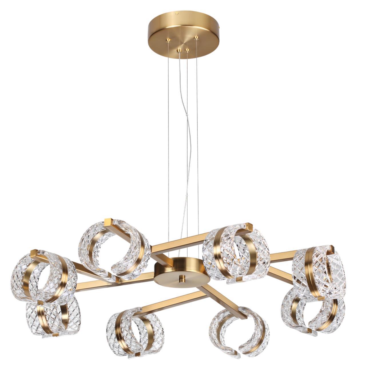 Изображение товара Люстра подвесная светодиодная Сонекс 1052253/l 15 м² нейтральный белый свет цвет коричневый